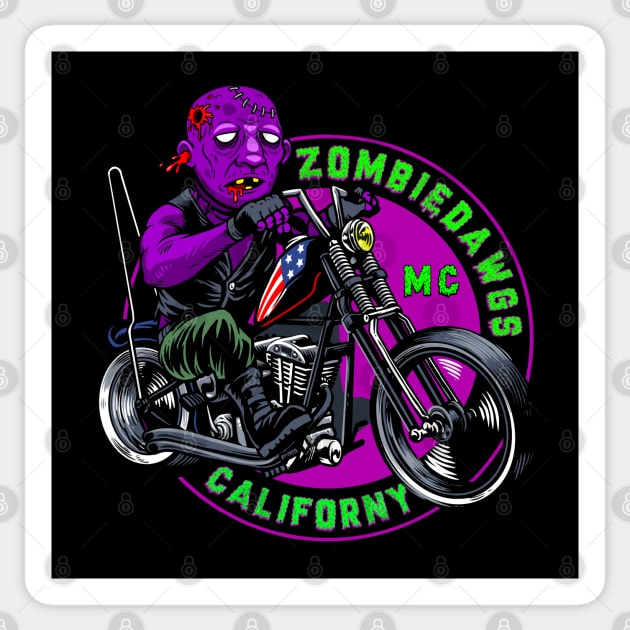 CHOPPER 5 (Zombie 2) Sticker by GardenOfNightmares